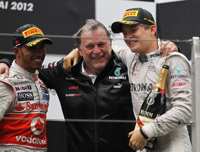 Rosberg Gana En El Gp De China 