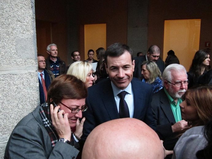 Tomás Gómez En Los Actos De La Constitución En Sol