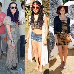 Katy Perry, Vanessa Hudgens Y Emma Watson En Coachella