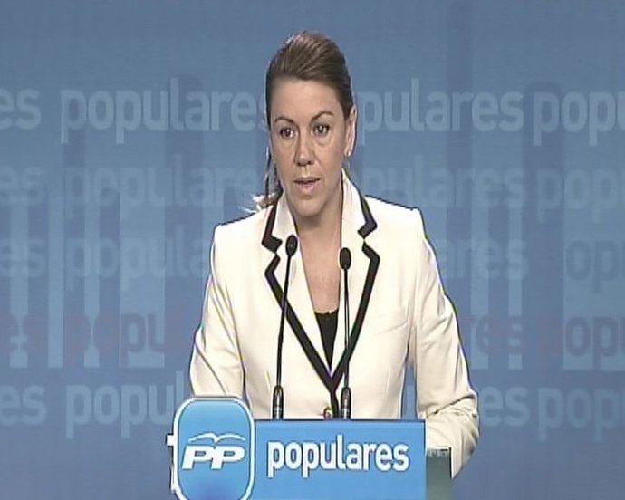 Cospedal: "RTVE no puede ser lo que quiera el PSOE"