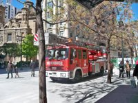 Los Bomberos de la capital reciben unas 120 llamadas por avisos debidos al viento