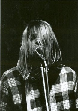 El cantante de Nirvana Kurt Cobain