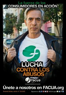 Imanol Arias En Un Cartel De La Campaña De Facua