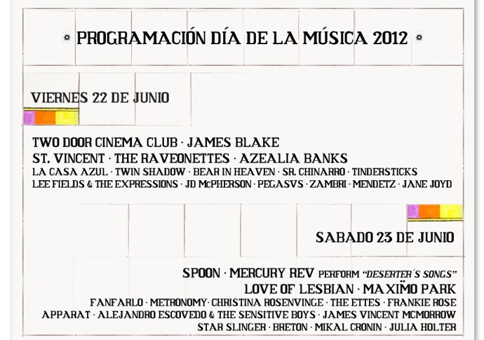 Cartel Del Festival