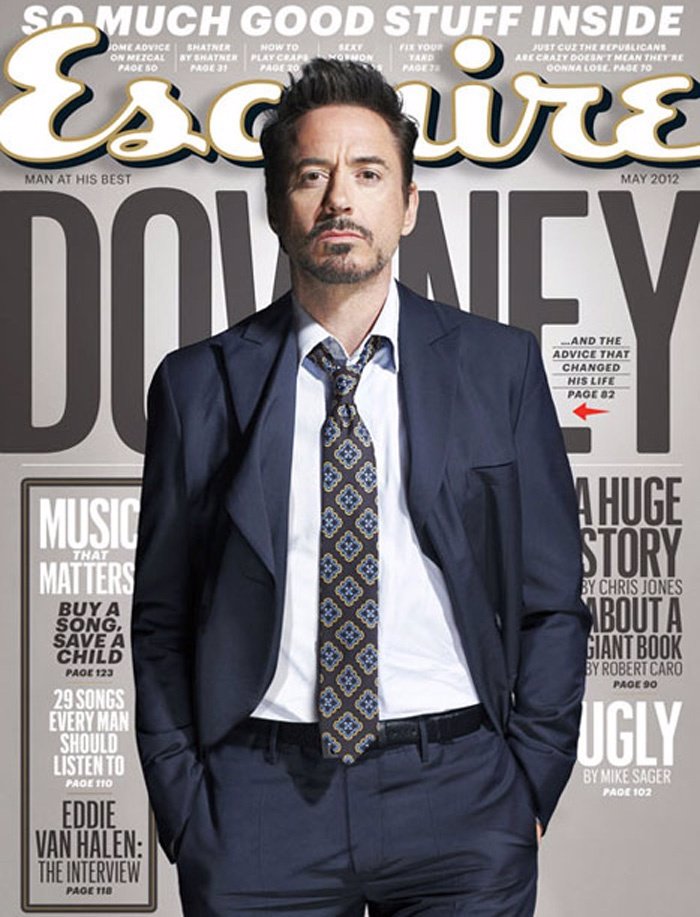 Imagen Portada De La Revista Esquire Con Robert Downey Jr