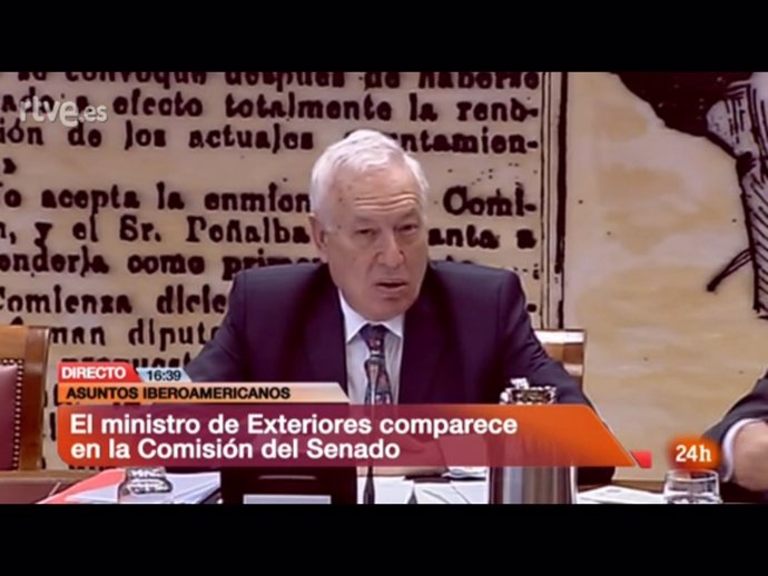 García-Margallo Comparece En La Comisión De Exteriores Del Senado