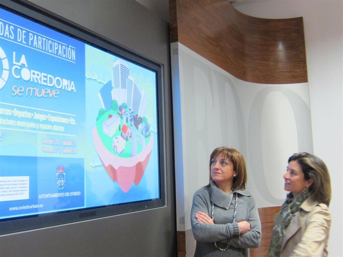 Las Concejalas Del PP Belén Fernández Y Silvia Junco