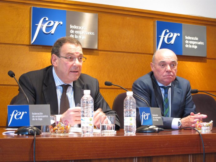 Juan Molas, Presidente Hoteleros Españoles, Y García-Calzada De Hoteleros Rioja