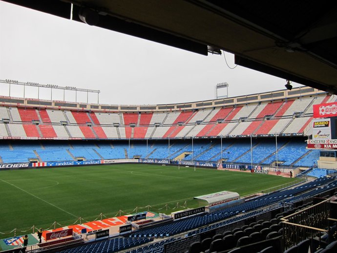 Interior estadio Vicente Calderón 