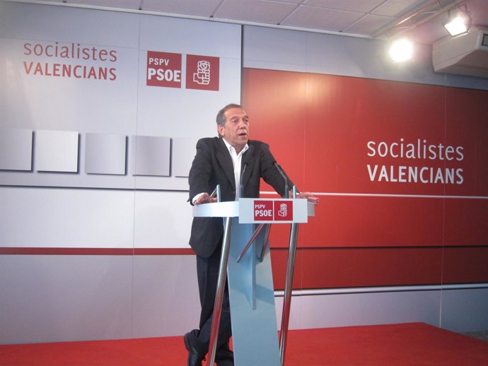 El Vicesecretario De Educación Del PSPV, Miquel Soler, En Rueda De Prensa