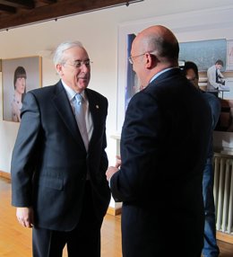 El Presidente Del Consejo De Cuentas En La Diputación De Valladolid