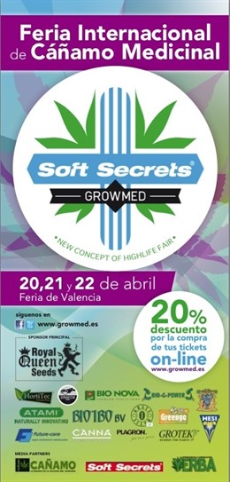 Cartel Del Certamen Growmed Que Albergará Feria Valencia.