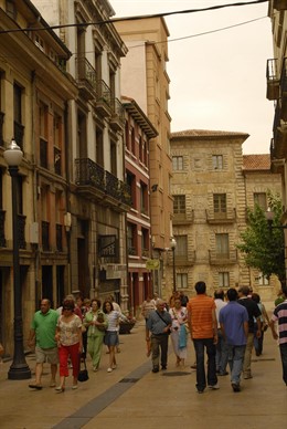 Imagen del centro de la ciudad asturiana de Avilés