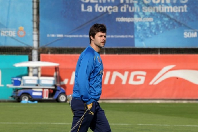 El Entrenador Del RCD Espanyol, Mauricio Pochettino