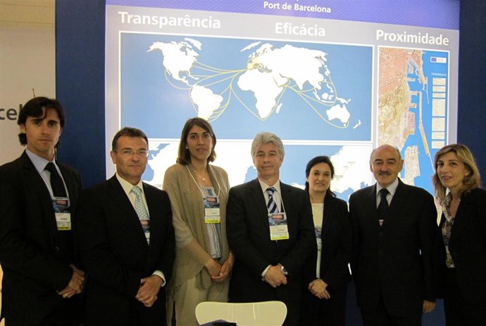 Delegación Del Puerto De Barcelona En El Salón Intermodal South America