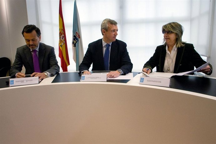 Alfonso Rueda E Agustin Hernandez Coordinan A Reunion Da Seguimento Da Comision 