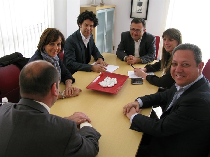 Zerolo, En La Reunión Con Heredia, Palop Y Otros Miembros Del PSOE Malagueño