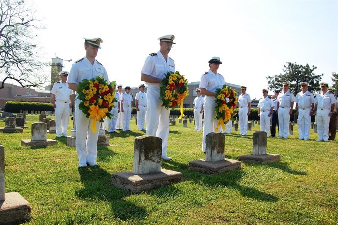 La Armada Homenajea En EEUU A Tres Marinos Que Combatieron En La Guerra De Cuba