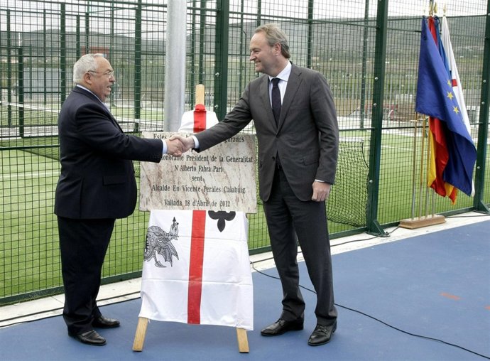 Fabra Inaugura La Zona Deportiva De Vallada