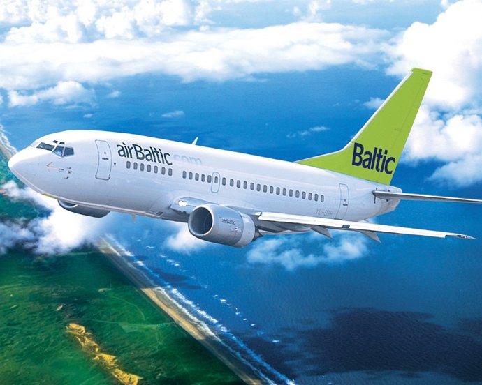 Avión De Air Baltic