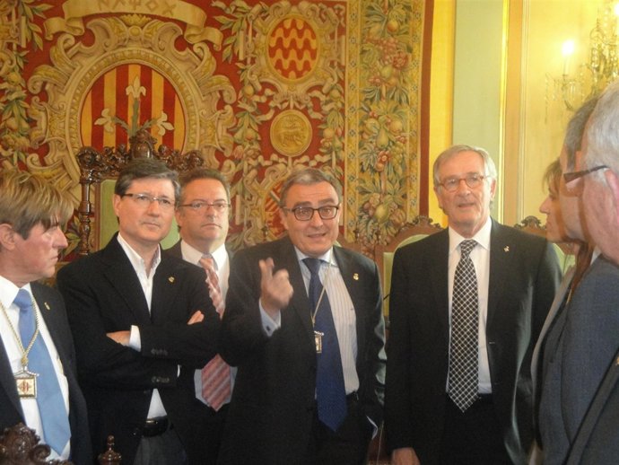 Àngel Ros, Xavier Trias Y Concejales De Lleida
