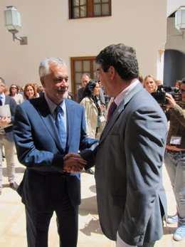 José Antonio Griñán Y Diego Valderas, Hoy En El Parlamento