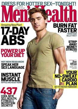 Zac Efron Para Men's Health