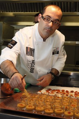 El Cocinero Valenciano Jorge Bretón.