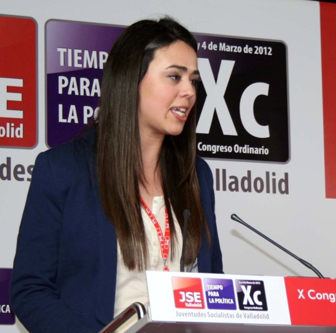 La Secretaria General De JSE-Valladolid, Elena Pastor