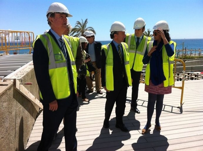 Isabel Borrego Visita Las Obras En Magalluf