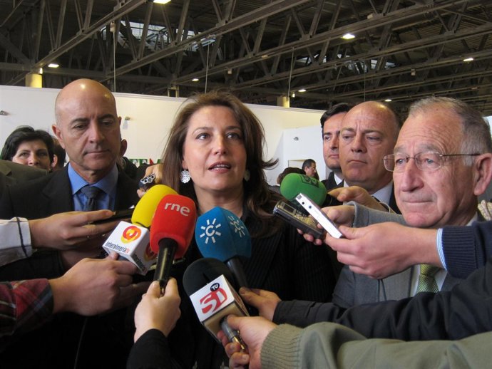 Crespo, En Declaraciones A Los Medios Durante Su Visita A Expo Agro Almería