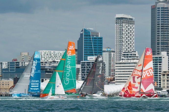 Team Telefonica Groupama Camper Abu Dhabi Volvo Ocean Race