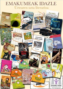 Cartel De Emakunde Para Conmemorar El Día Del Libro.