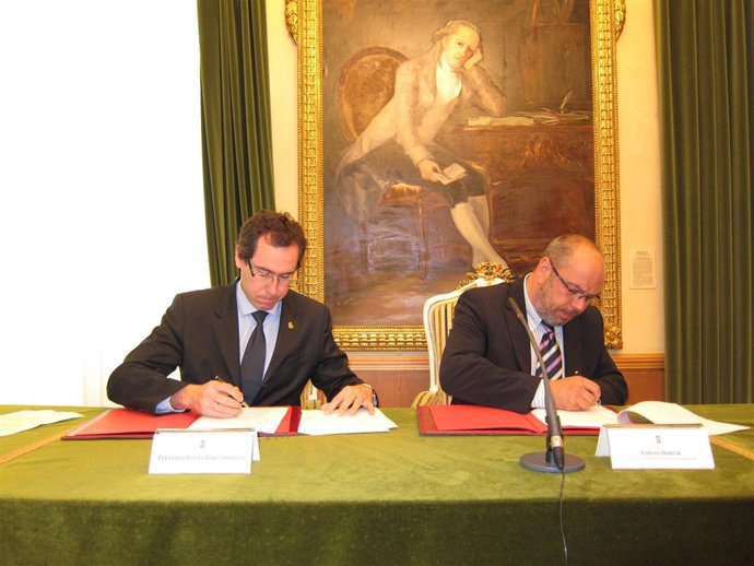Coutor Y García Firman El Convenio