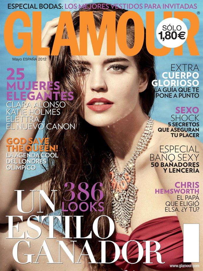 Portada Revista Glamour Con Clara Alonso