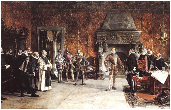 La Obra 'La Última Visita De Don Juan De Austria A Felipe II'