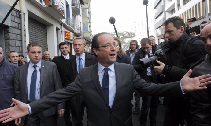 Francois Hollande, Socialist Party Candidate For The 2012 French Presidential El