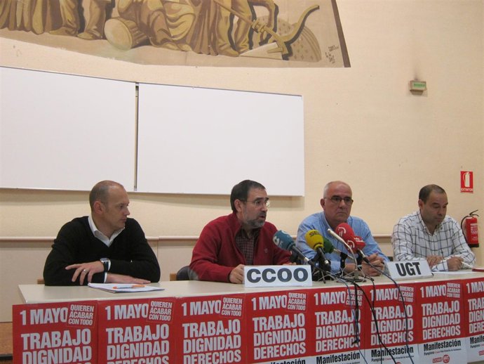 UGT Y CCOO Presentan El 1 De Mayo.