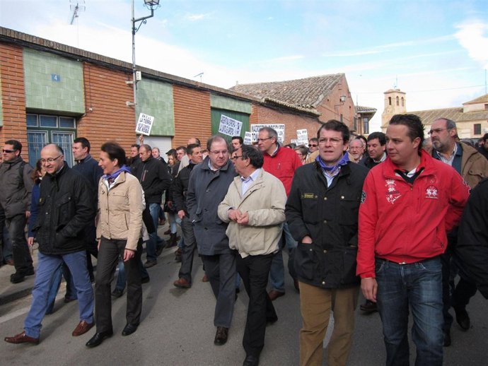 El Presidente De La Junta Llega A Villalar