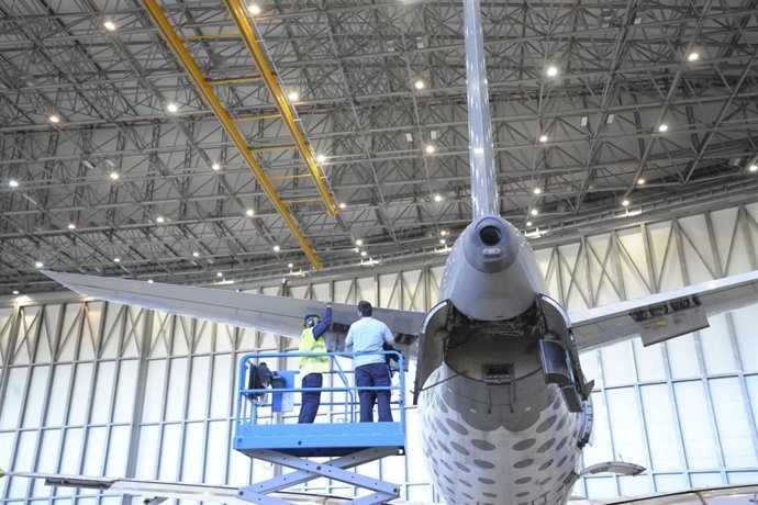 Hangar de Iberia en El Prat