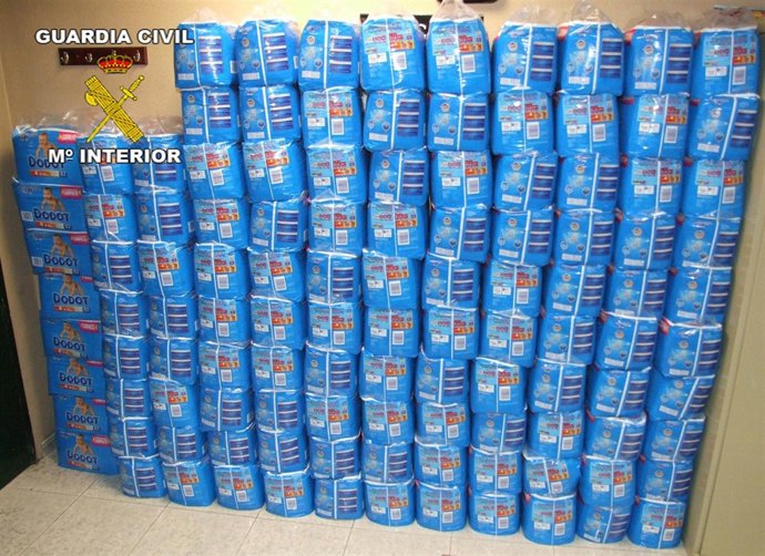 Pañales Recuperados Por La Guardia Civil