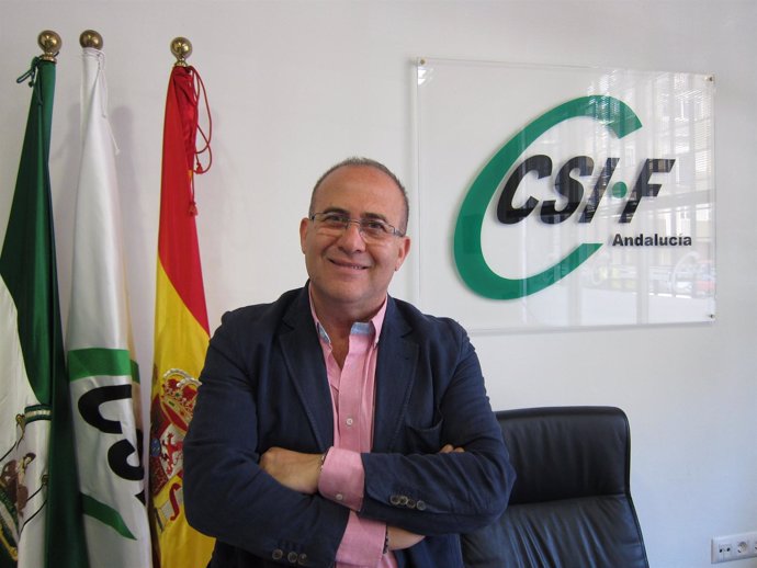 El Presidente De CSIF-A, José Luis Heredia