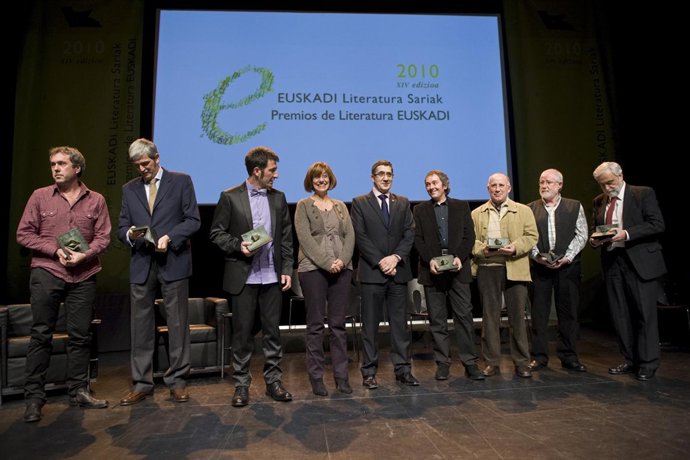 Galardonados Con El Premio Literario Euskadi En La Edición De 2010.