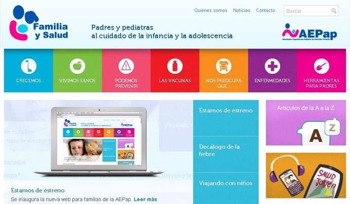 Página Web De Familia Y Salud