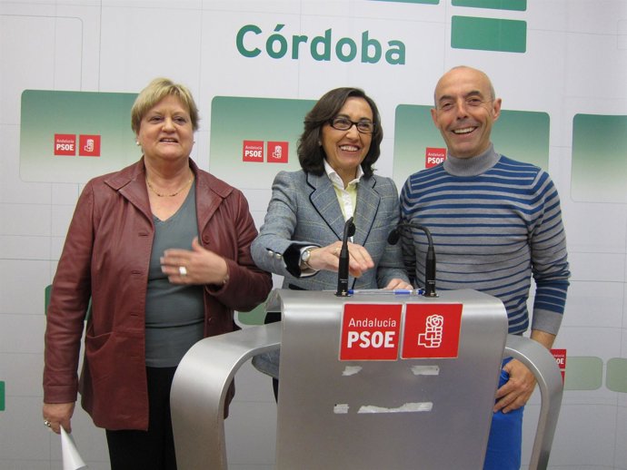 Los Diputados Del PSOE Por Córdoba En El Congreso En Rueda De Prensa