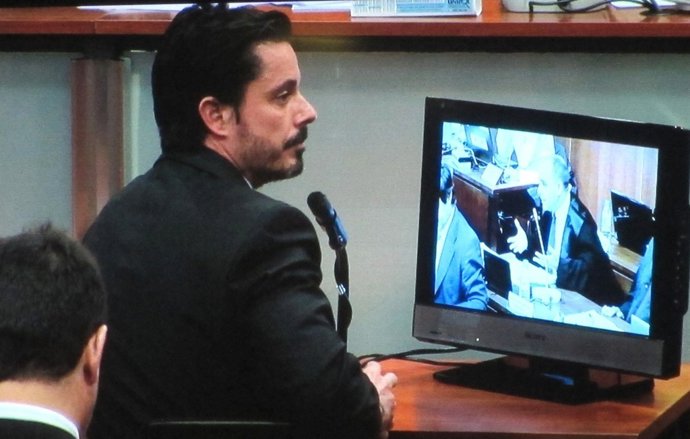 El Exedil Alberto García, Declarando Como Testigo En 'Malaya'
