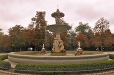 Fuente en el parque de El Retiro