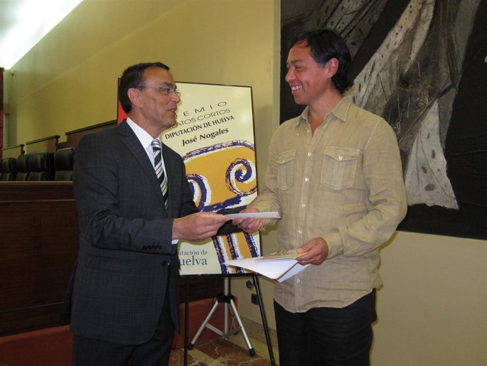 El Presidente De La Diputación, Ignacio Caraballo, Junto A Gabriel Pérez Cruz.