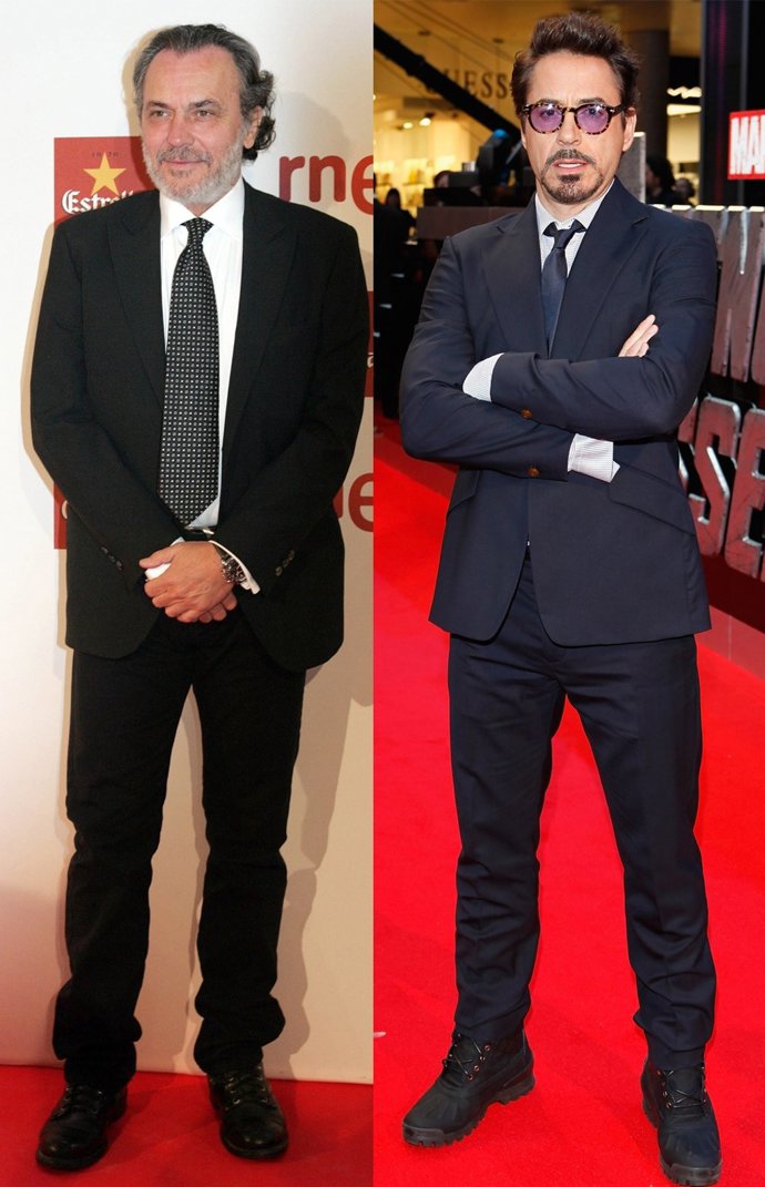 Montaje De José Coronado Y Robert Downey Jr. 