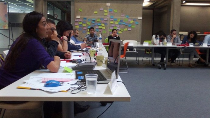 La Representante De Fakali Antonia Núñez En Unas Jornadas En Estrasburgo